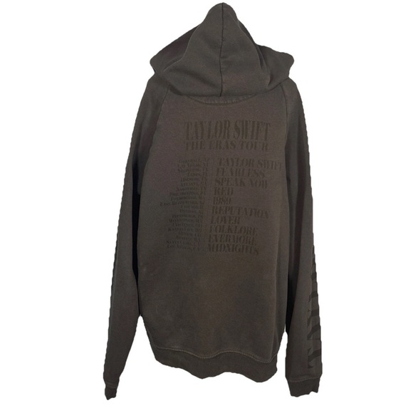 Taylor Swift The Eras Tour Black Hoodie Sweatshirt  Large Official Concert Merch - Picture 12 of 15